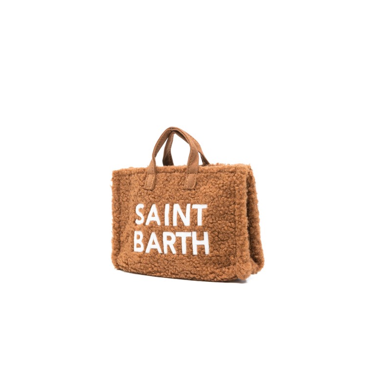 SAINT BARTH Phone bag marrone teddy bambina