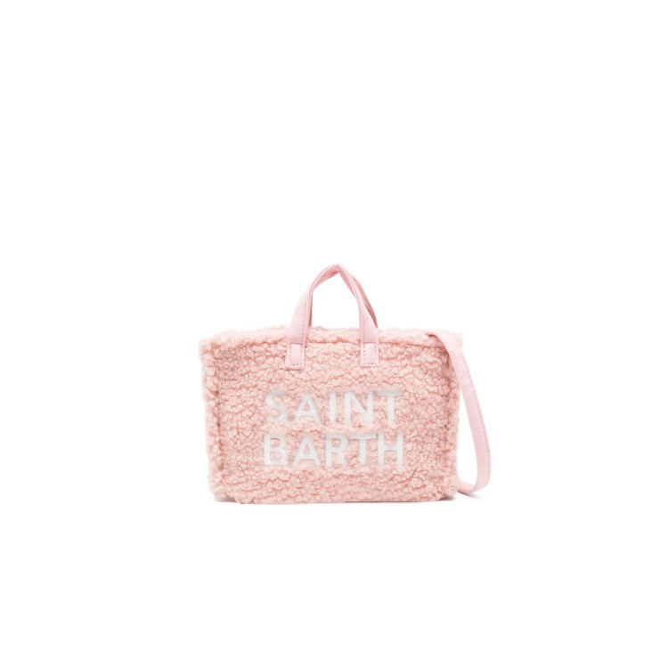SAINT BARTH Phone bag rosa teddy bambina
