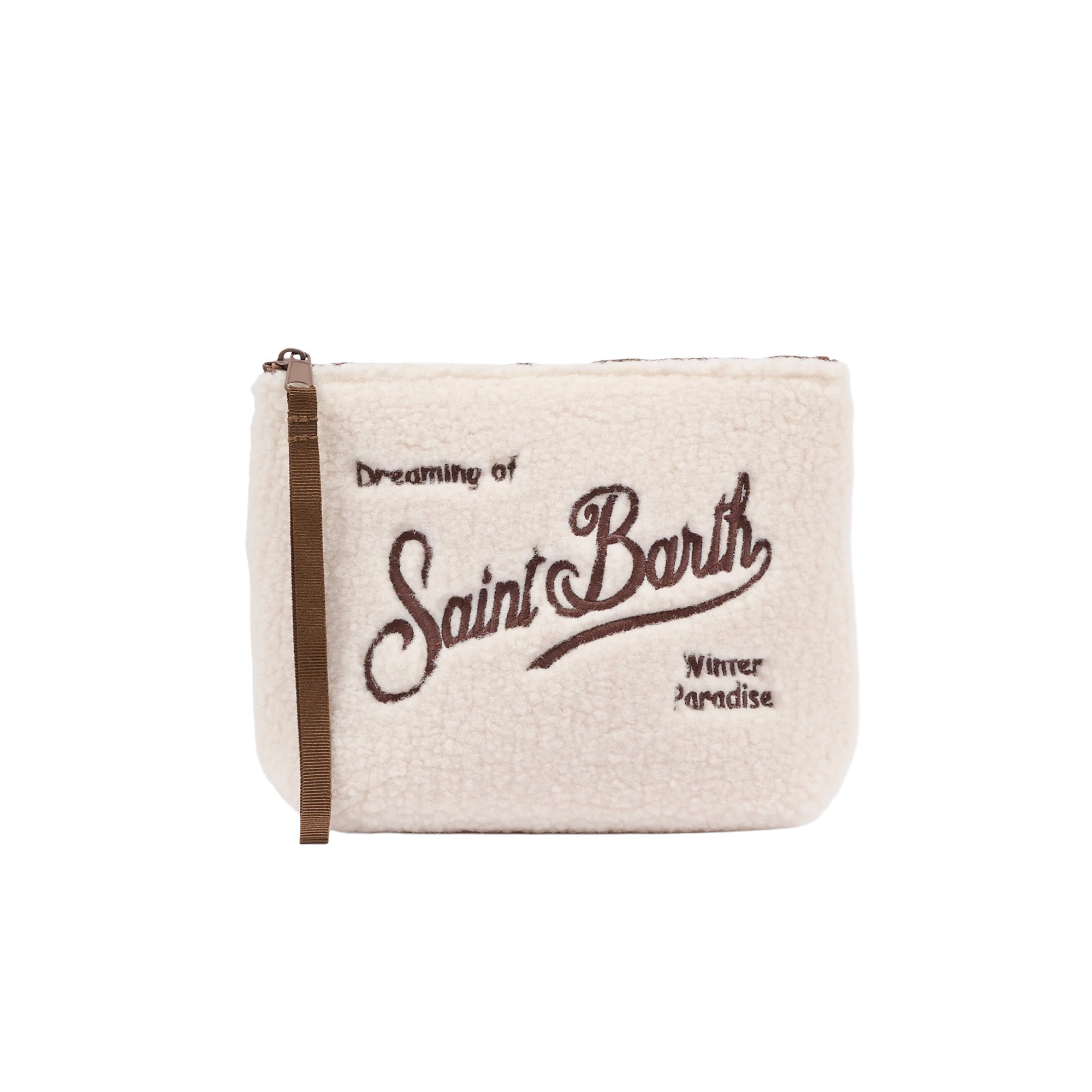 SAINT BARTH Pochette Aline teddy panna bambina