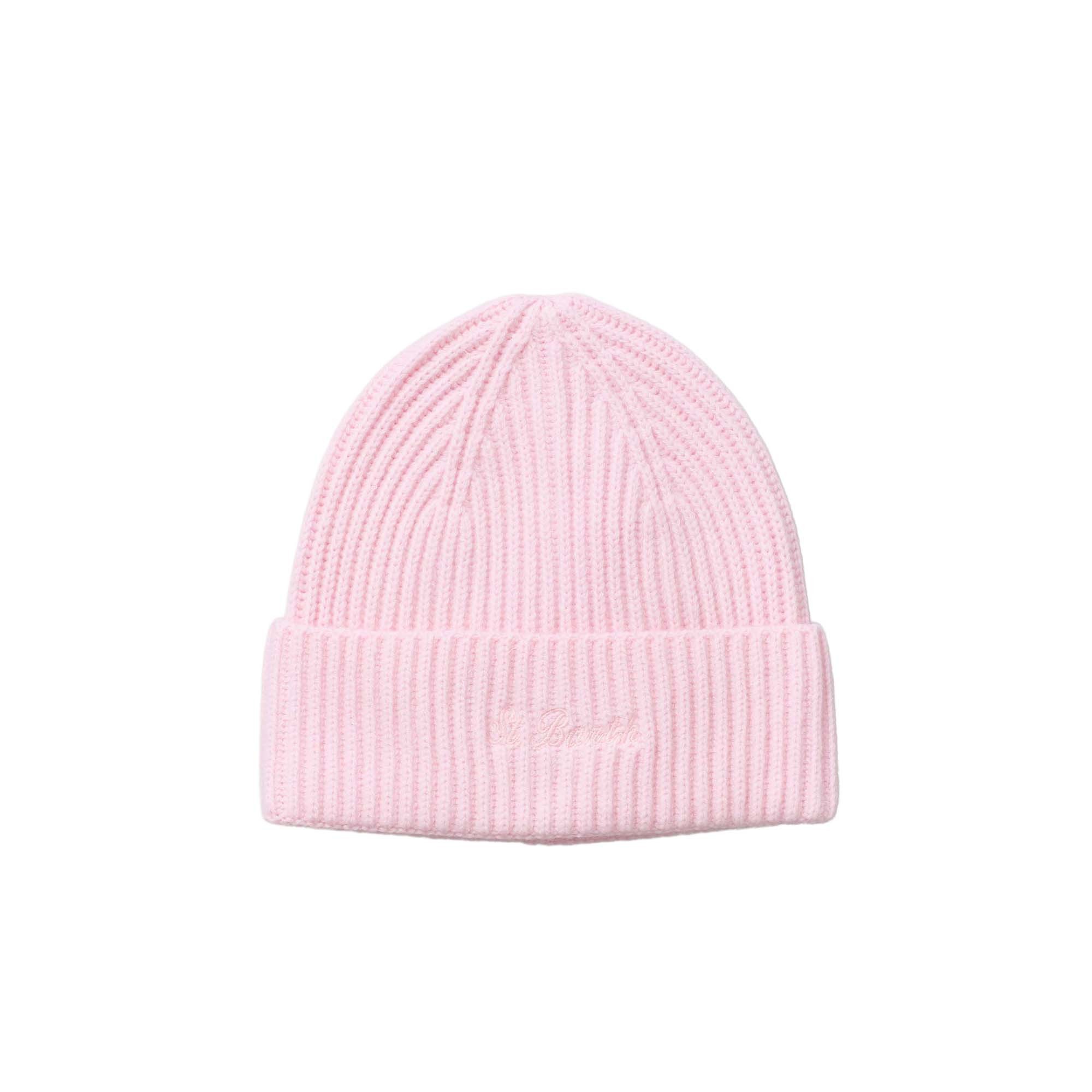 SAINT BARTH Cappello rosa a coste bambina