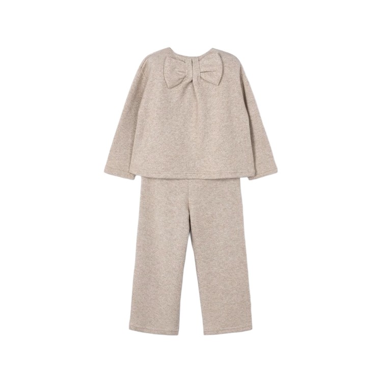 MAYORAL Completo 2 pezzi sabbia bambina