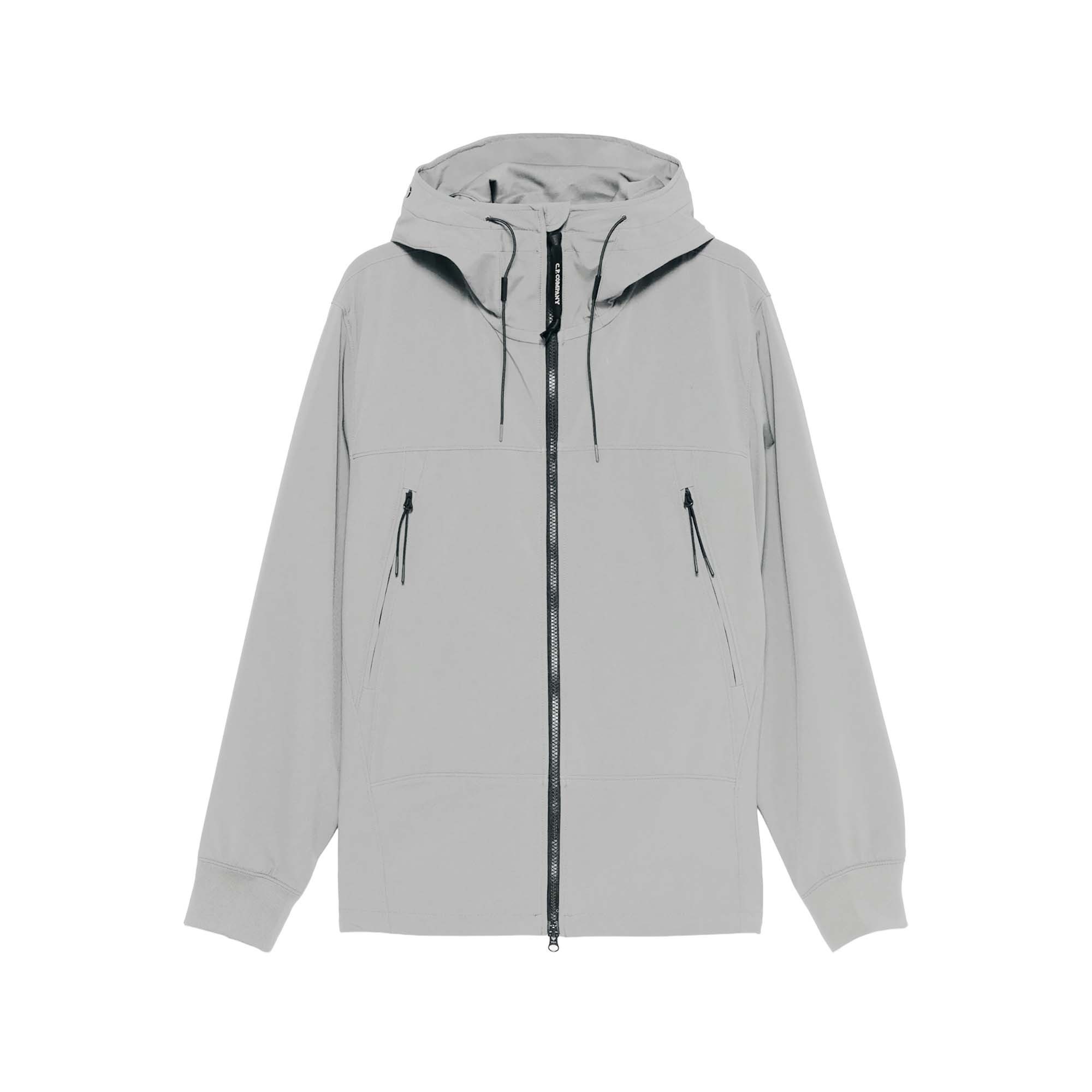 C.P. COMPANY Giubbino grigio con cappuccio bambino