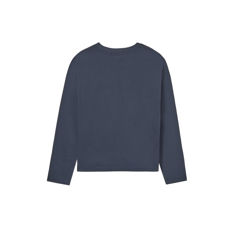 MAYORAL T-shirt blu navy a manica lunga bambino