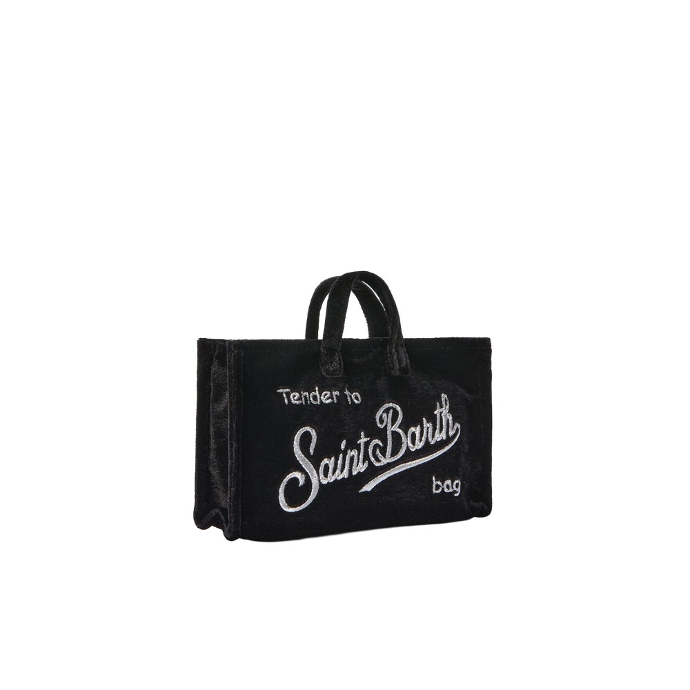 SAINT BARTH Phone bag nera...