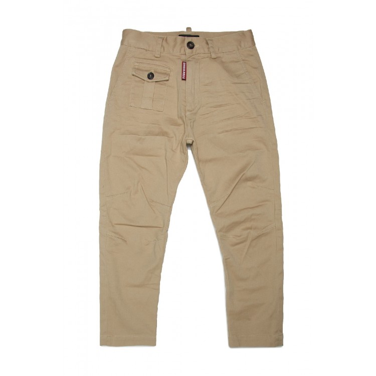 DSQUARED Pantalone beige bambino