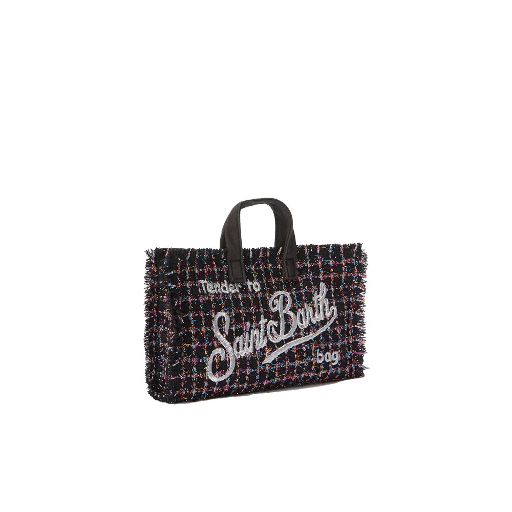 SAINT BARTH Phone bag nera...