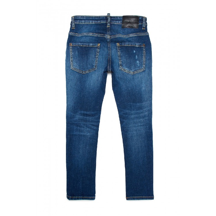 DSQUARED D2P118BLM SKATER JEAN PANTALONI.BLUE DENIM