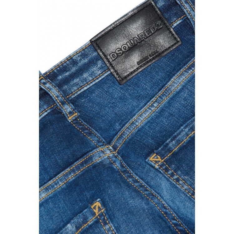 DSQUARED D2P118BLM SKATER JEAN PANTALONI.BLUE DENIM