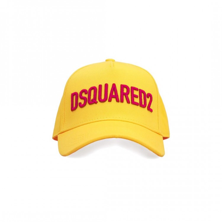 DSQUARED Cappellino giallo bambina