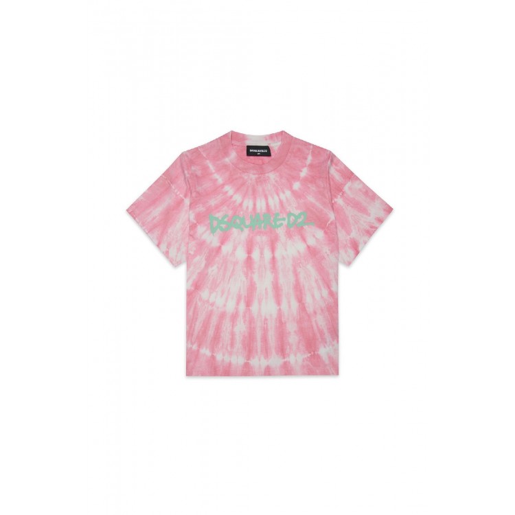 DSQUARED T-shirt rosa bambina