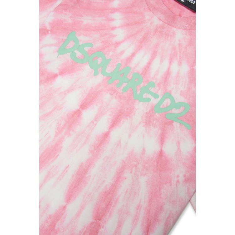 DSQUARED T-shirt rosa bambina