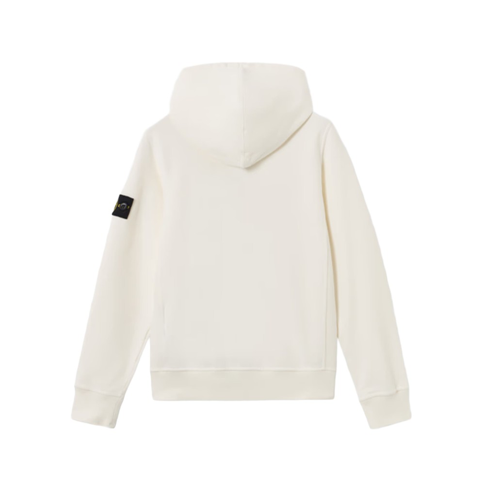 STONE ISLAND Felpa bianca...