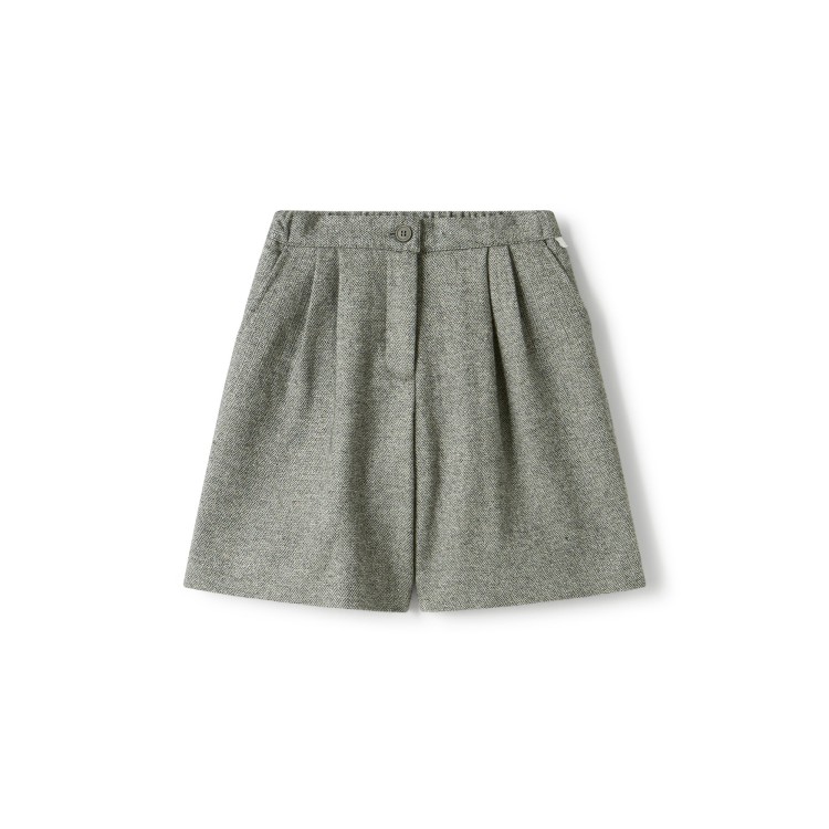 IL GUFO Bermuda grigi bambina