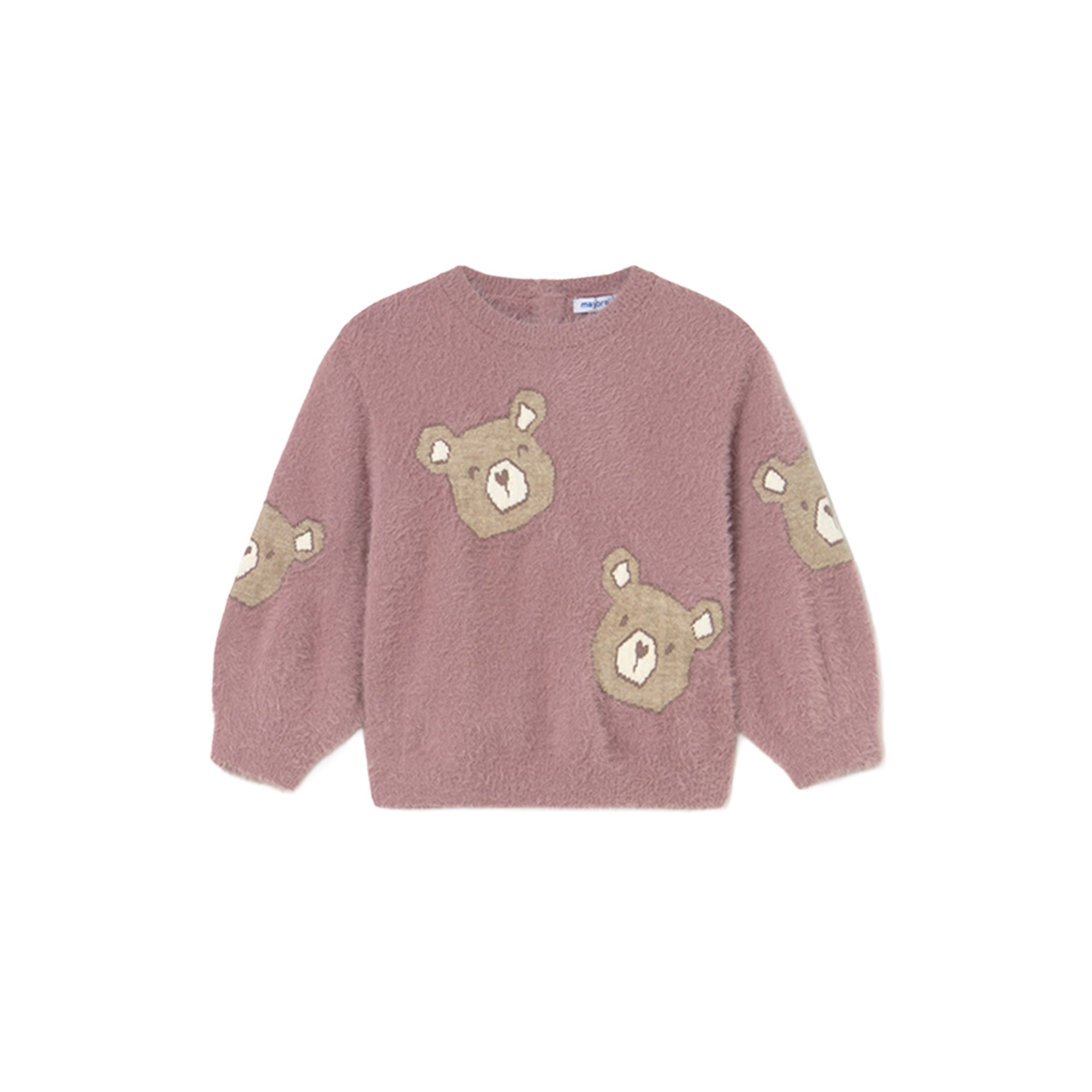 MAYORAL Maglione rosa in pelo orsetti neonata