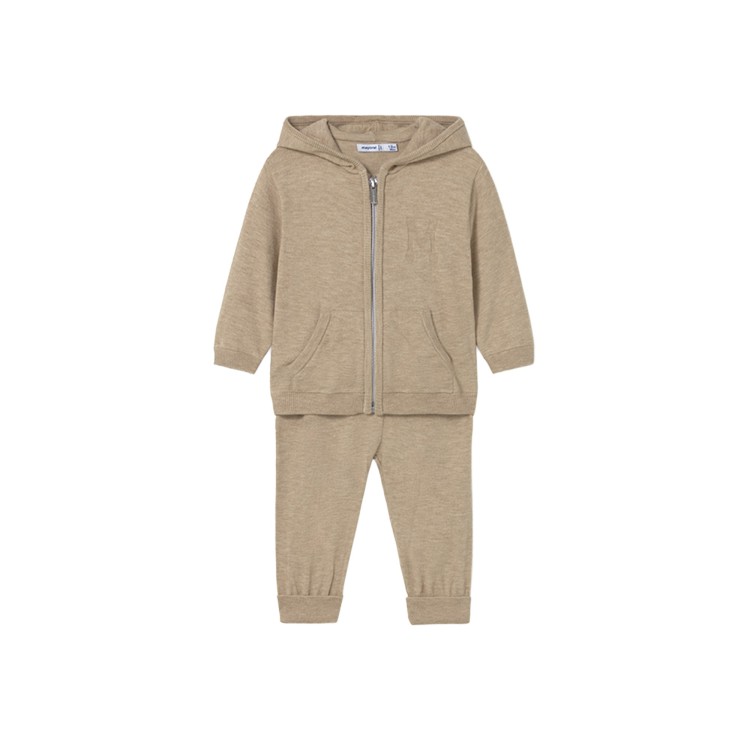 MAYORAL Completo tuta beige neonati