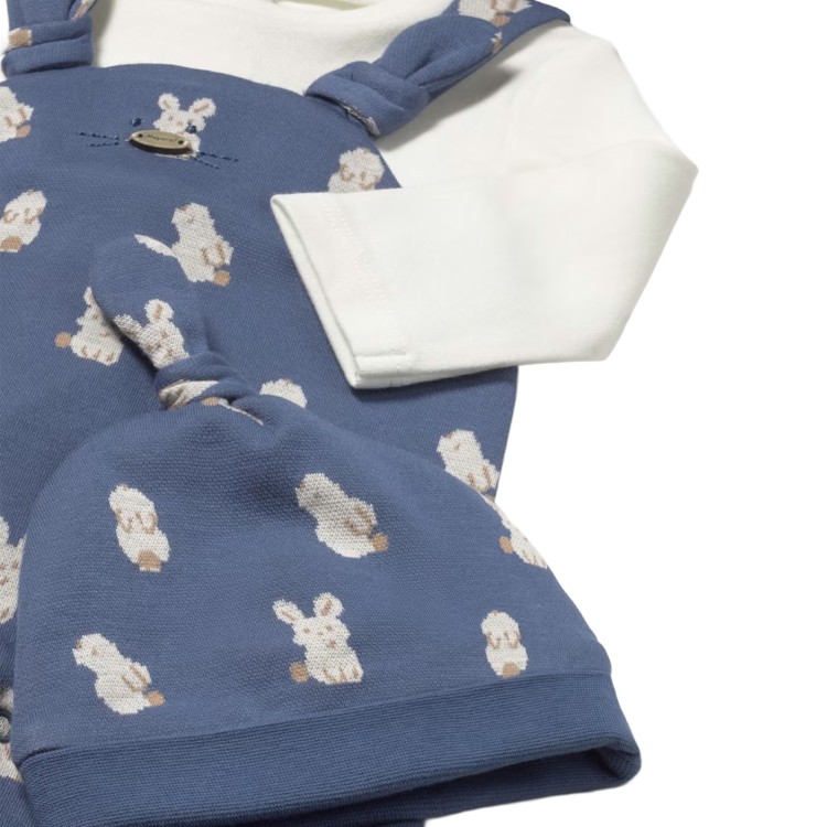 MAYORAL NEWBORN Set 2 pezzi azzurro tutina e cappello neonato