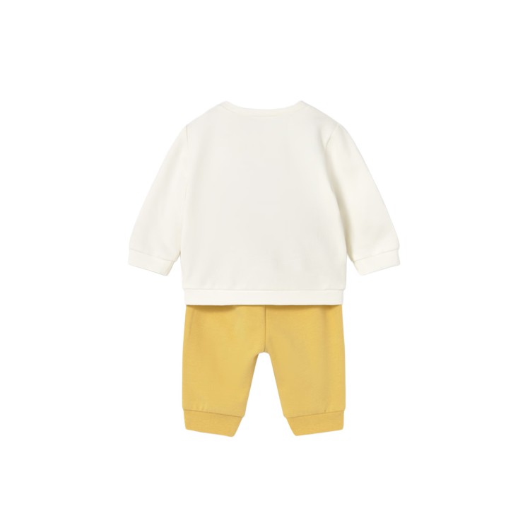 MAYORAL NEWBORN Completo 4 pezzi felpa e pantalone neonato