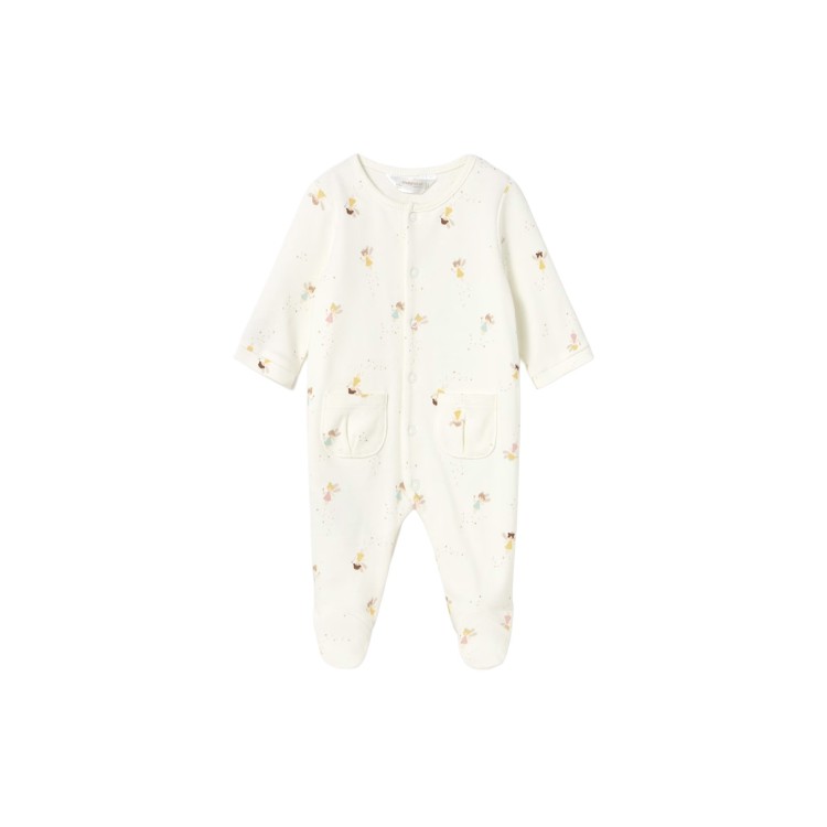 MAYORAL NEWBORN Set 2 tutine bianche con fatine neonata
