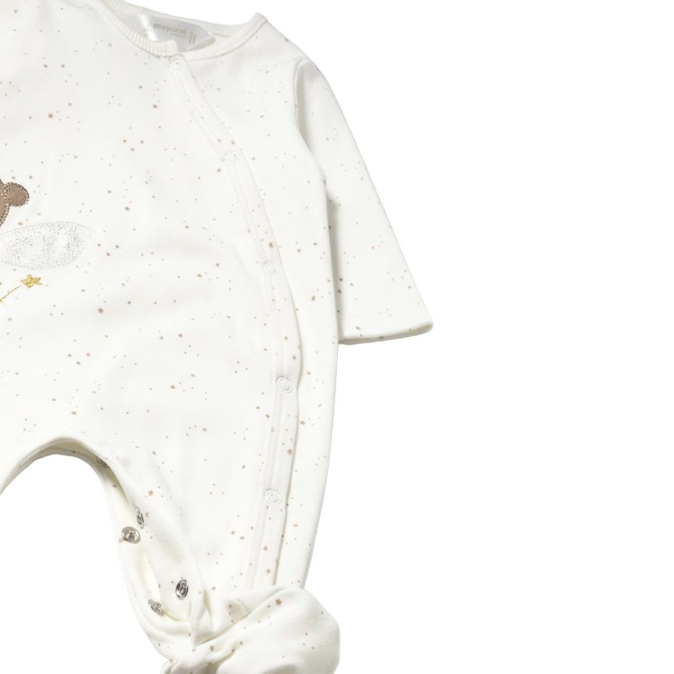 MAYORAL NEWBORN Set 2 tutine bianche con fatine neonata