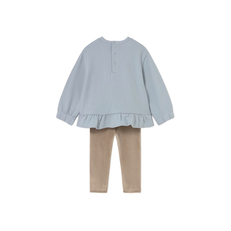 MAYORAL Completo 2 pezzi leggings e felpa neonata