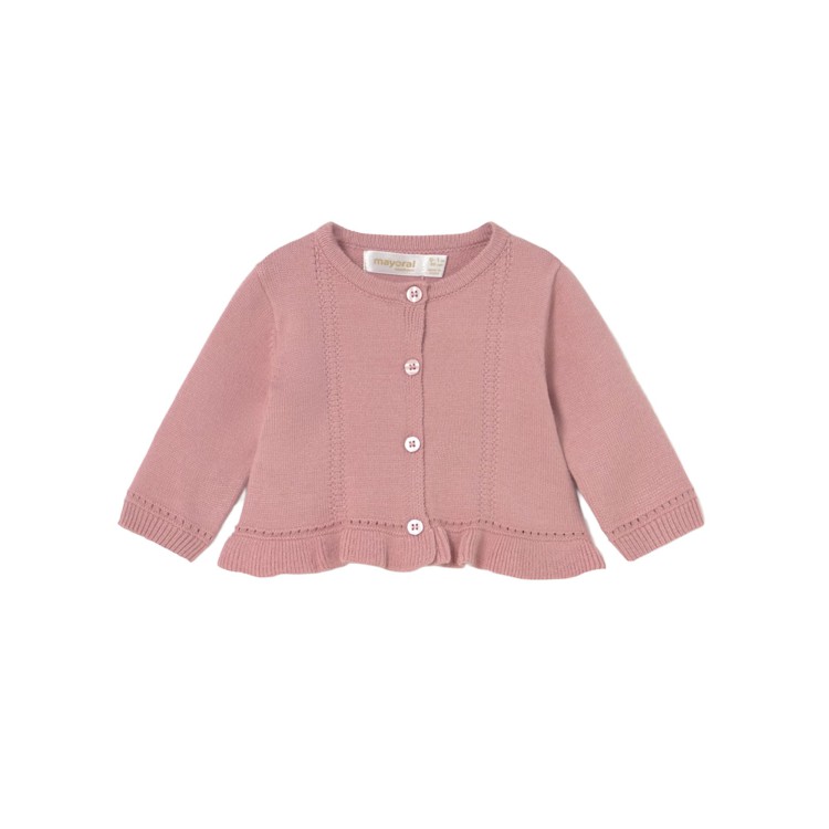 MAYORAL NEWBORN Completo 3 pezzi rosa neonata