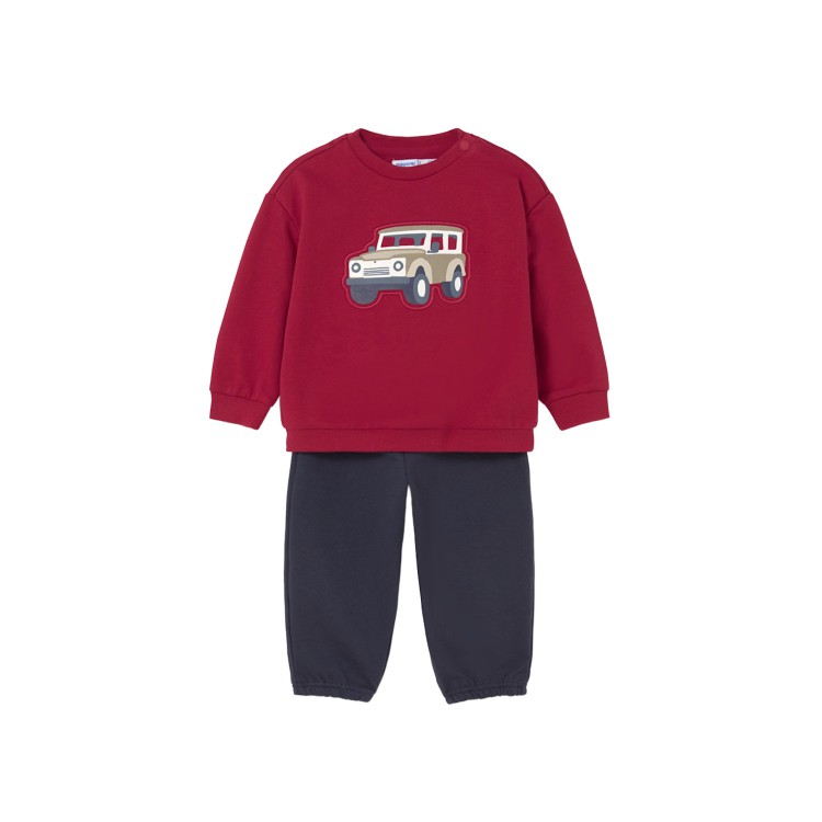 MAYORAL Tuta rossa e blu neonato