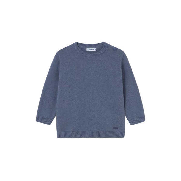 MAYORAL Maglione azzurro girocollo neonato