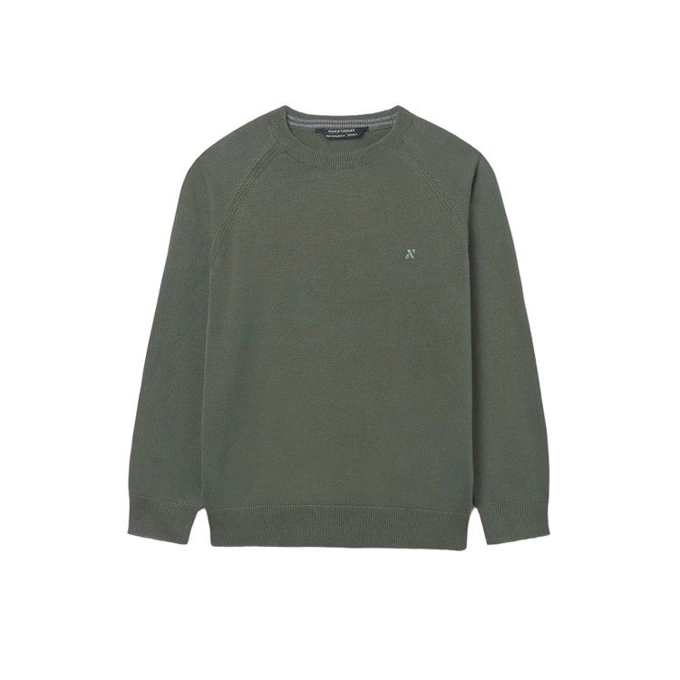 MAYORAL Maglione oliva in cotone bambino