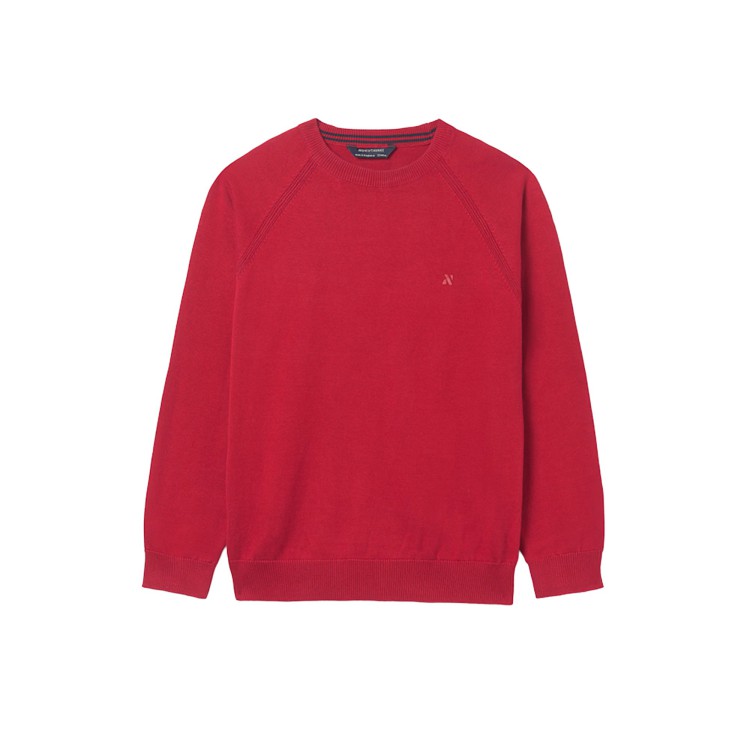 MAYORAL Maglione rosso in cotone bambino