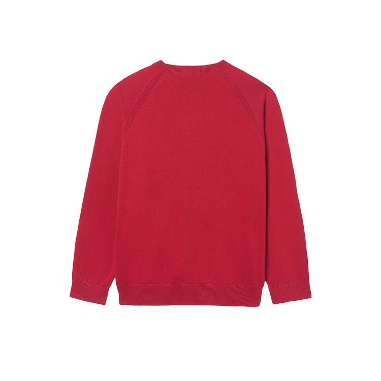MAYORAL Maglione rosso in cotone bambino