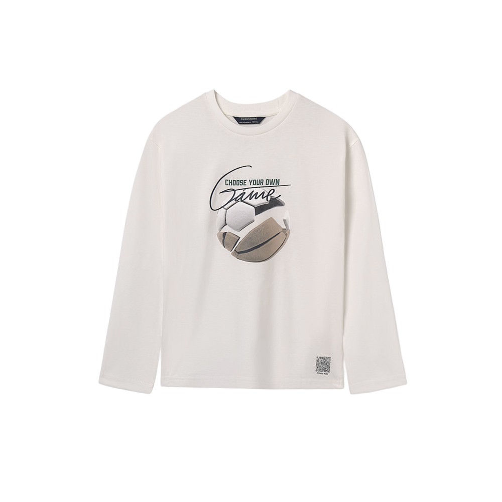 MAYORAL T-shirt panna a...