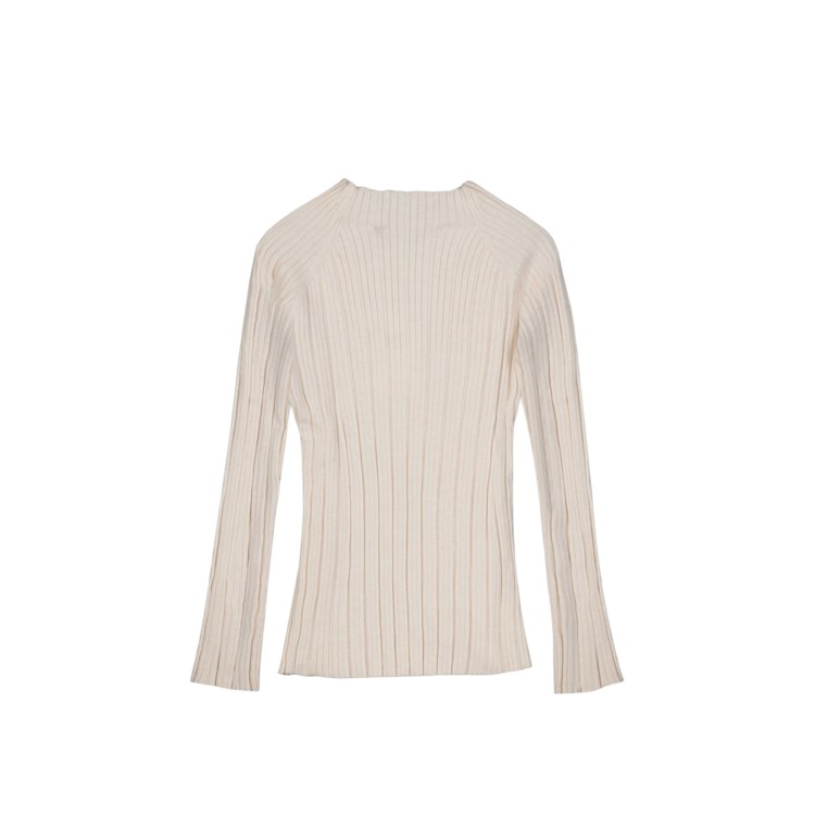 MAYORAL Lupetto sabbia a coste bambina