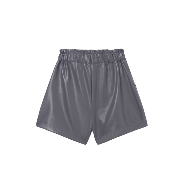 MAYORAL Shorts grigi in similpelle bambina