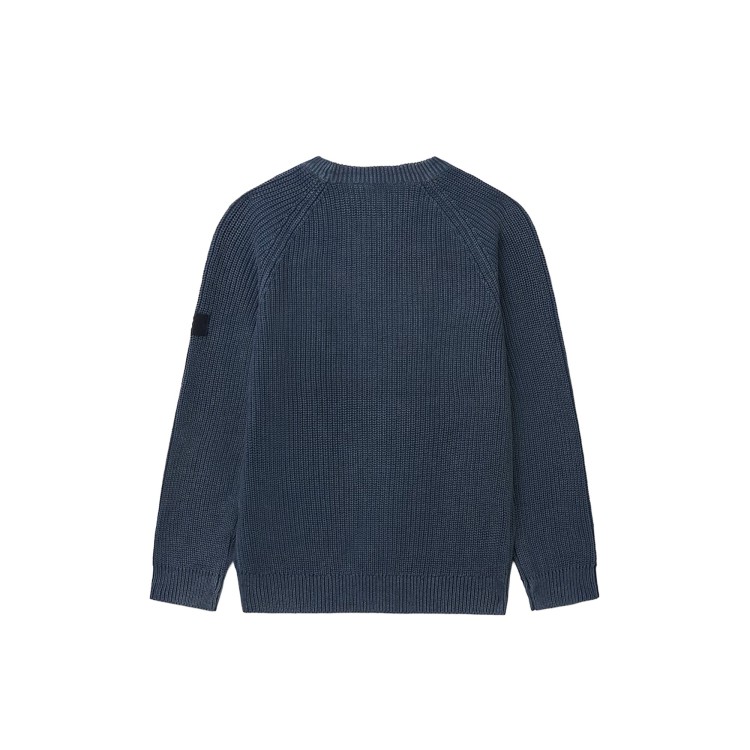 MAYORAL Maglione blu navy a coste bambino