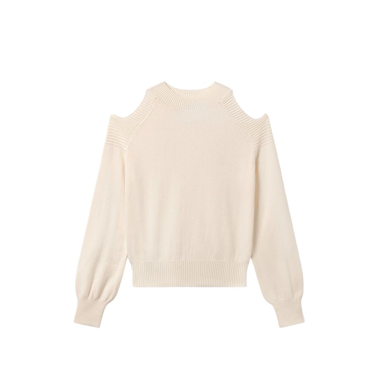 MAYORAL Maglione sabbia cut out bambina