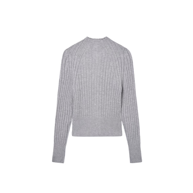 MAYORAL Felpa grigia full-zip in maglia bambina