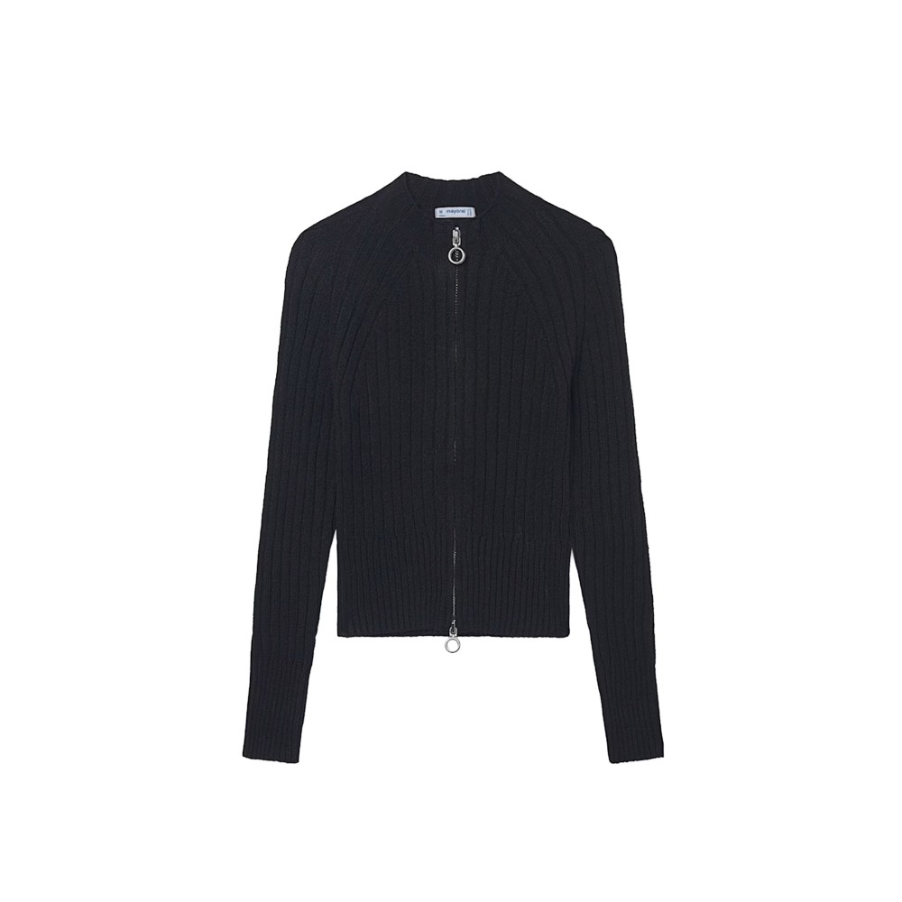 MAYORAL Felpa nera full-zip...