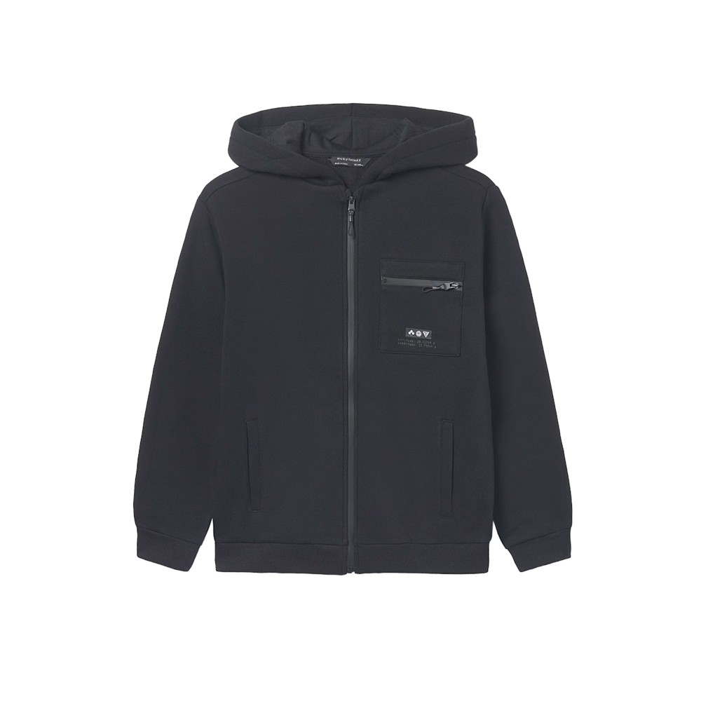 MAYORAL Felpa nera full-zip...