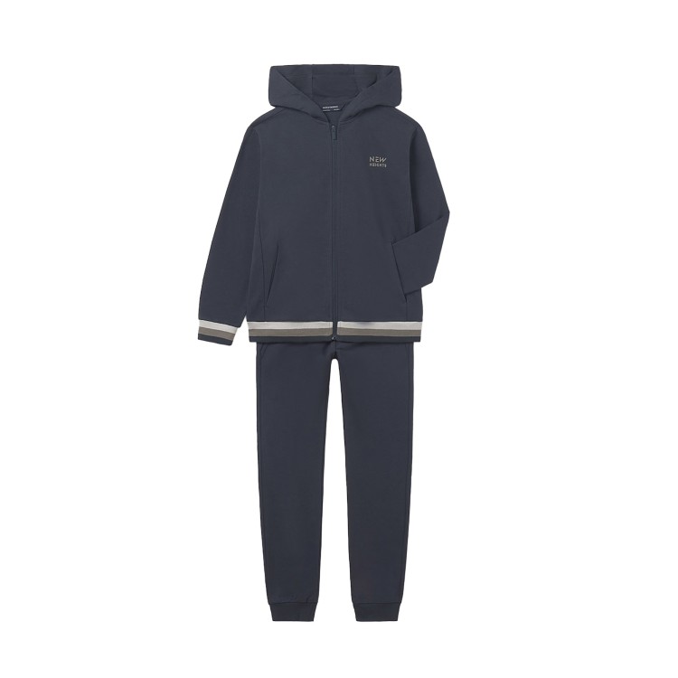 MAYORAL Tuta blu navy con contrasti bambino