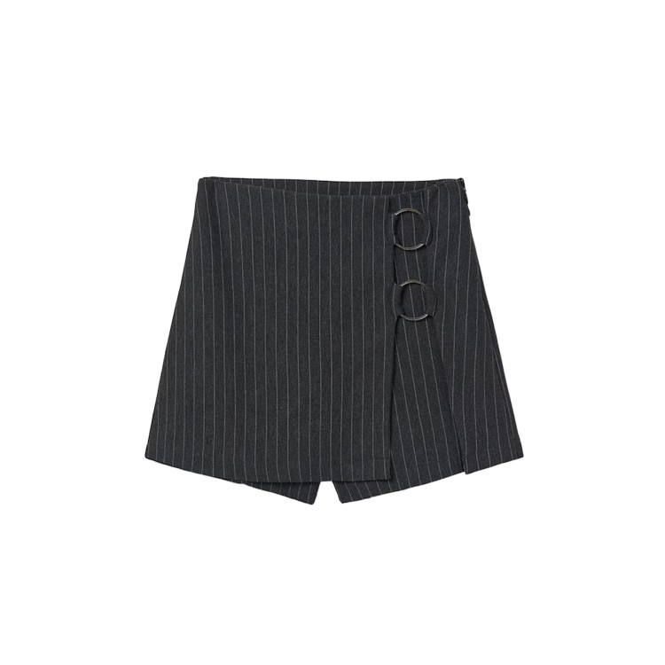 MAYORAL Gonna pantalone grigia gessata bambina