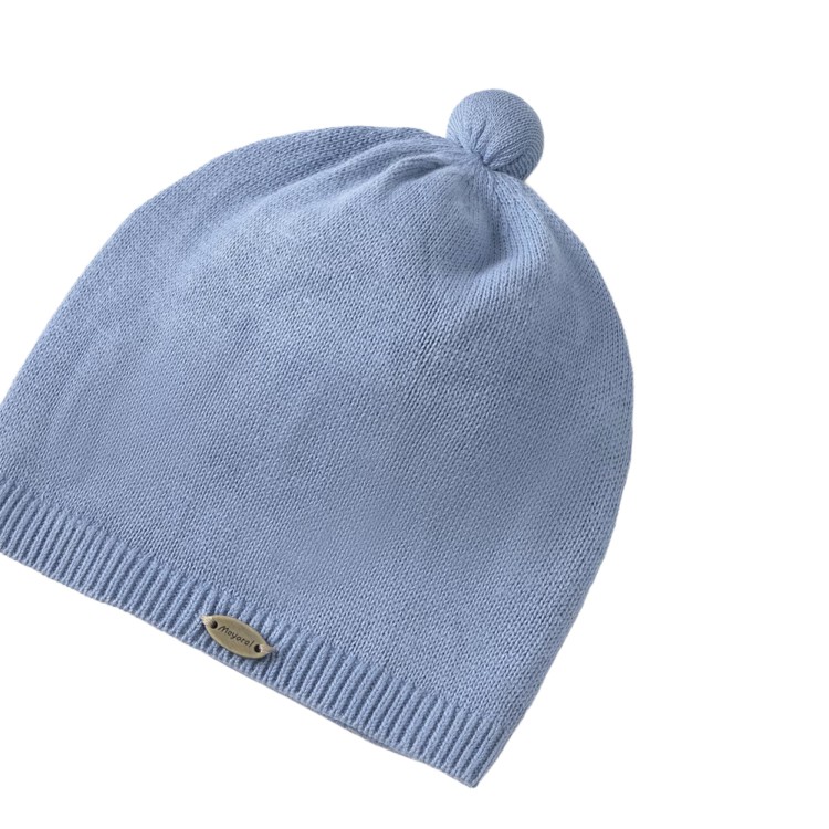 MAYORAL NEWBORN Cappello celeste tricot neonato