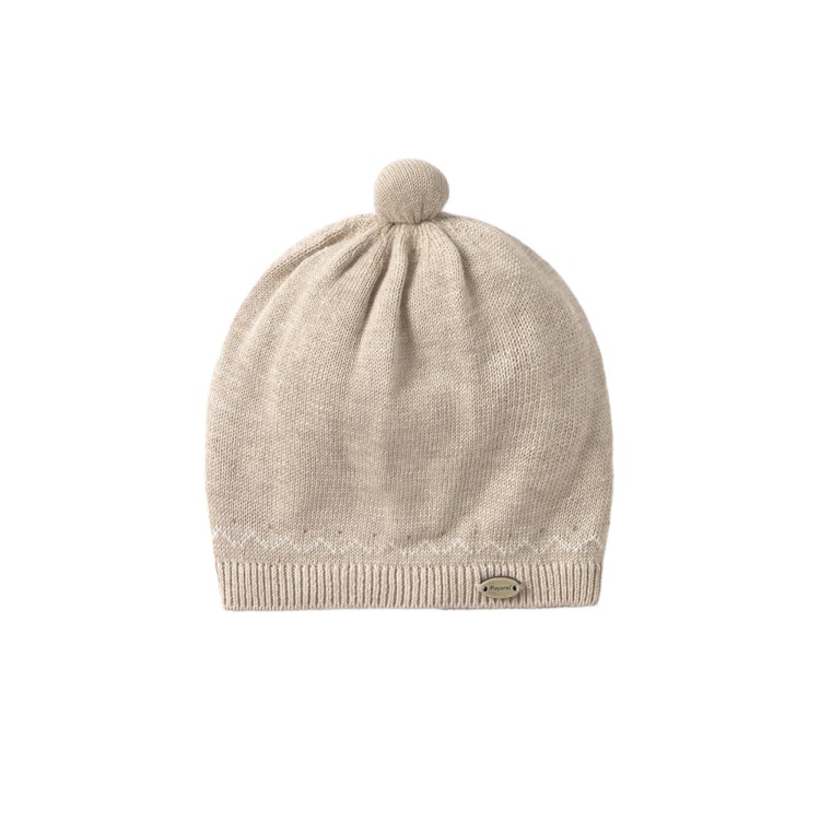 MAYORAL NEWBORN Cappello sabbia tricot neonati