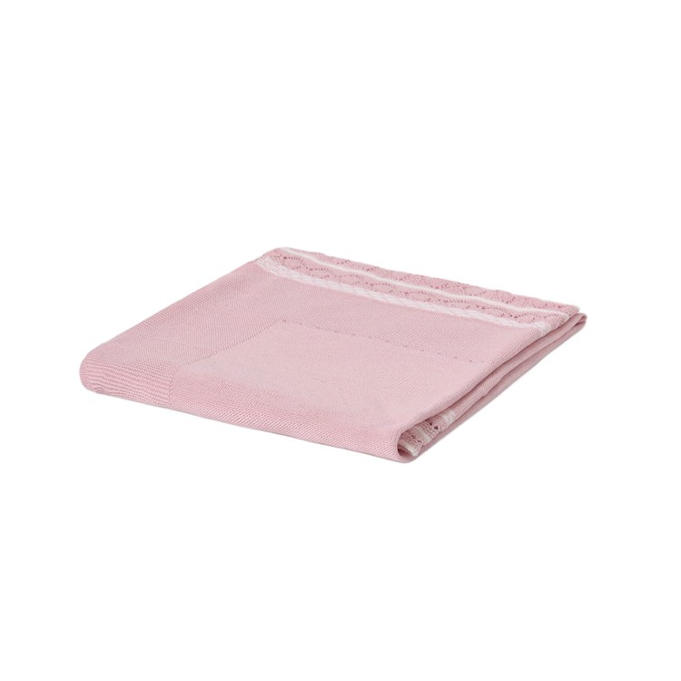 MAYORAL NEWBORN Copertina rosa in cotone neonata