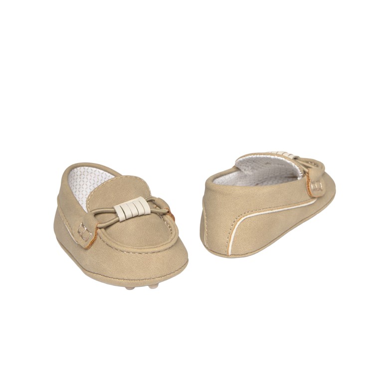 MAYORAL NEWBORN Mocassini beige neonato
