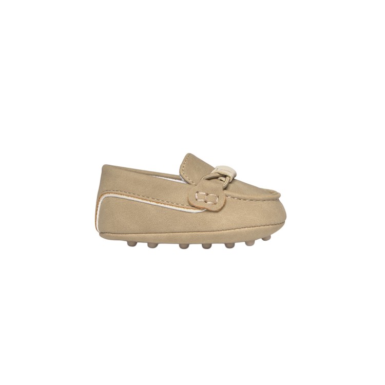 MAYORAL NEWBORN Mocassini beige neonato