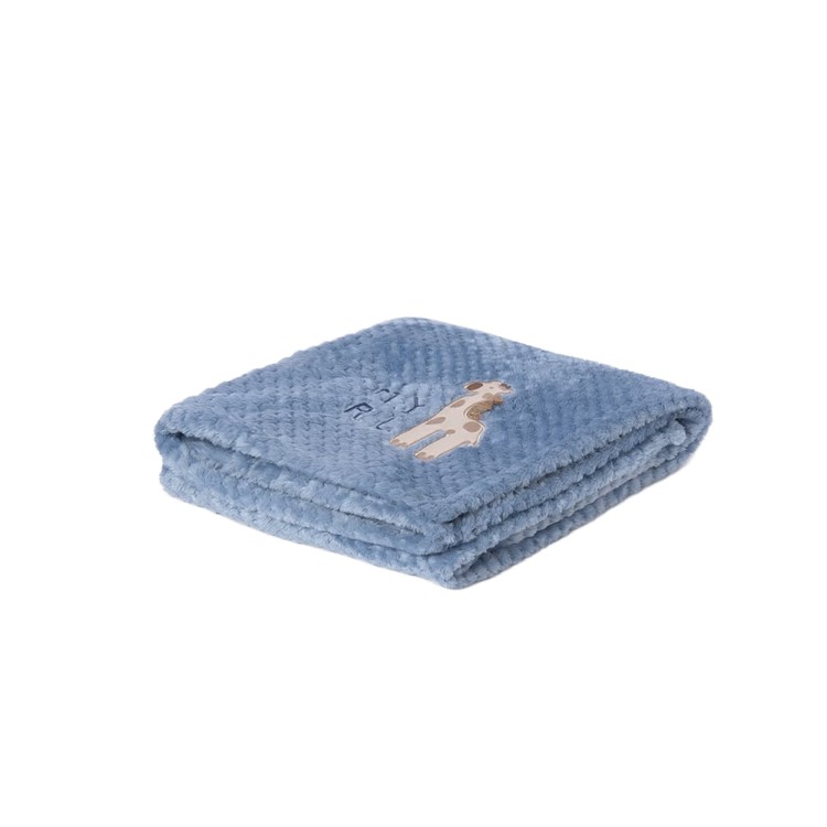 MAYORAL NEWBORN Copertina azzurra pellicciotto neonato