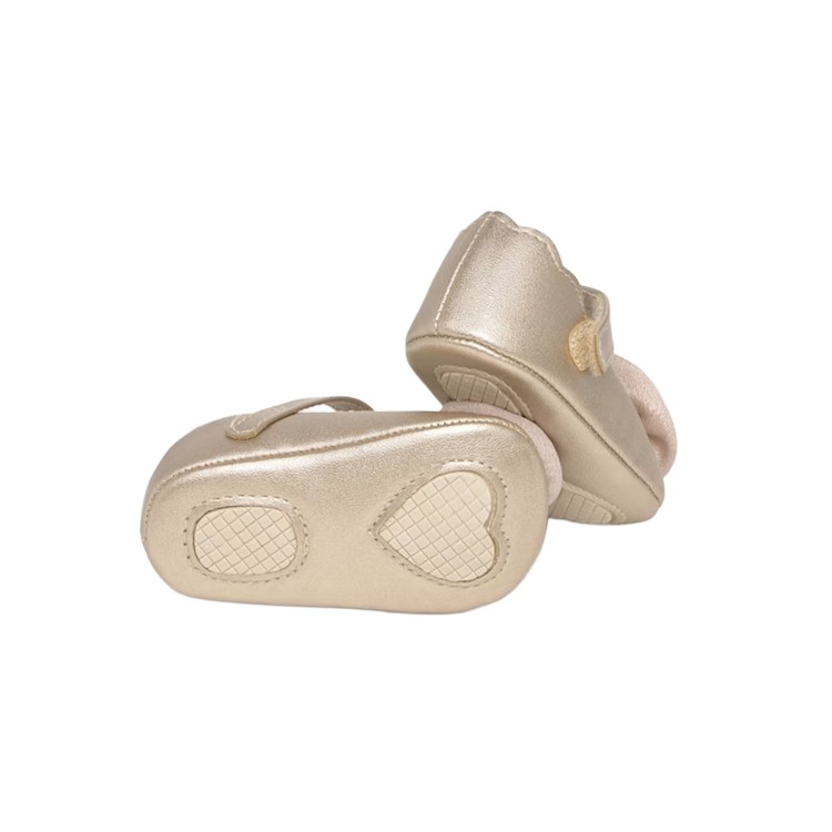 MAYORAL NEWBORN Scarpine Mary Jane dorate neonata