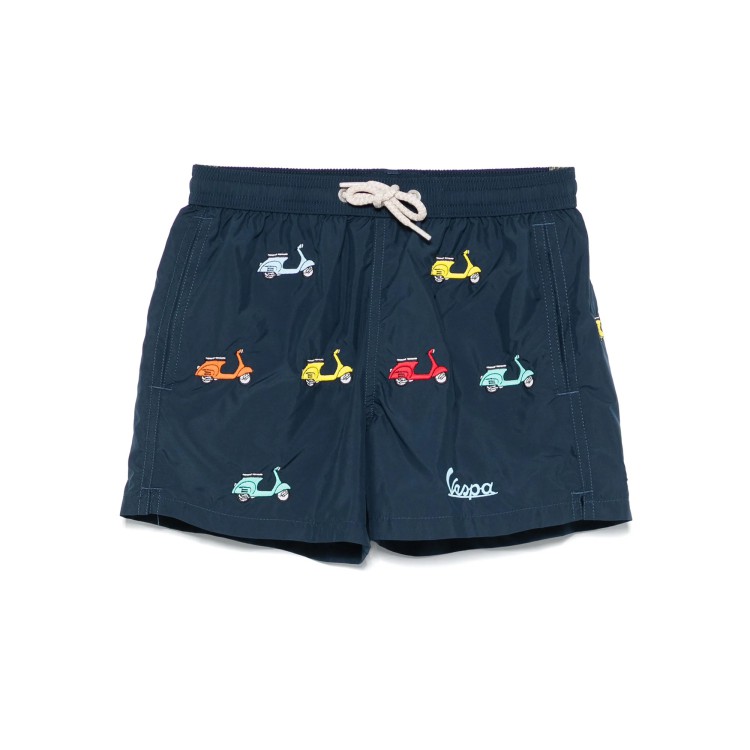 SAINT BARTH Costume blu navy Vespa bambino