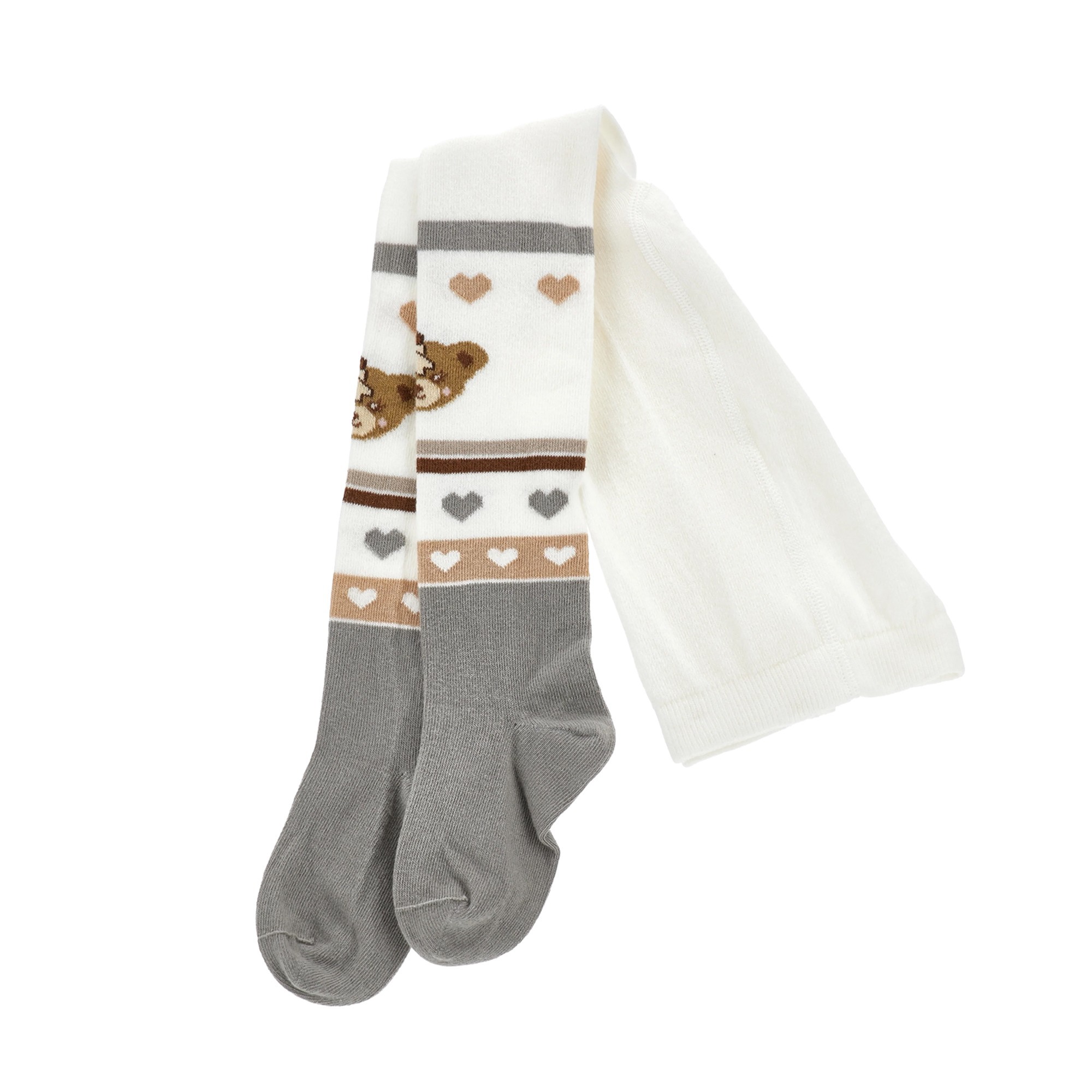 MONNALISA Collant panna con orsetti bambina