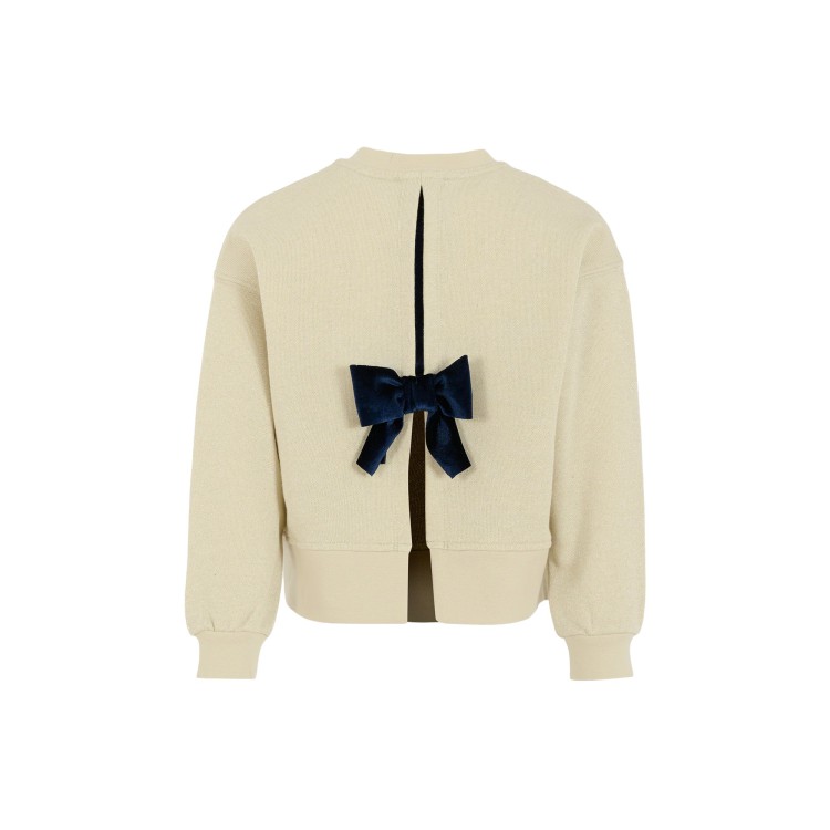 MONNALISA Felpa sabbia stampa Minnie bambina